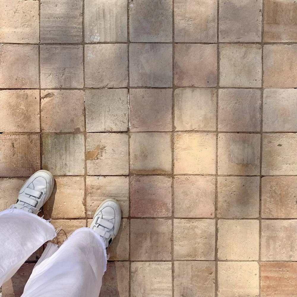 Reclaimed Square Terracotta Tile - Hyperion Tiles