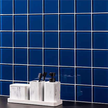 Rhine Clear Glass 100 x 100mm - Hyperion Tiles
