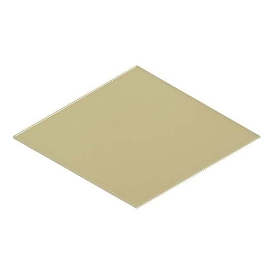 Rhomboid Yellow Ceramic Wall Tile 152x263mm - Hyperion Tiles