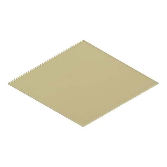 Rhomboid Yellow Ceramic Wall Tile 152x263mm - Hyperion Tiles