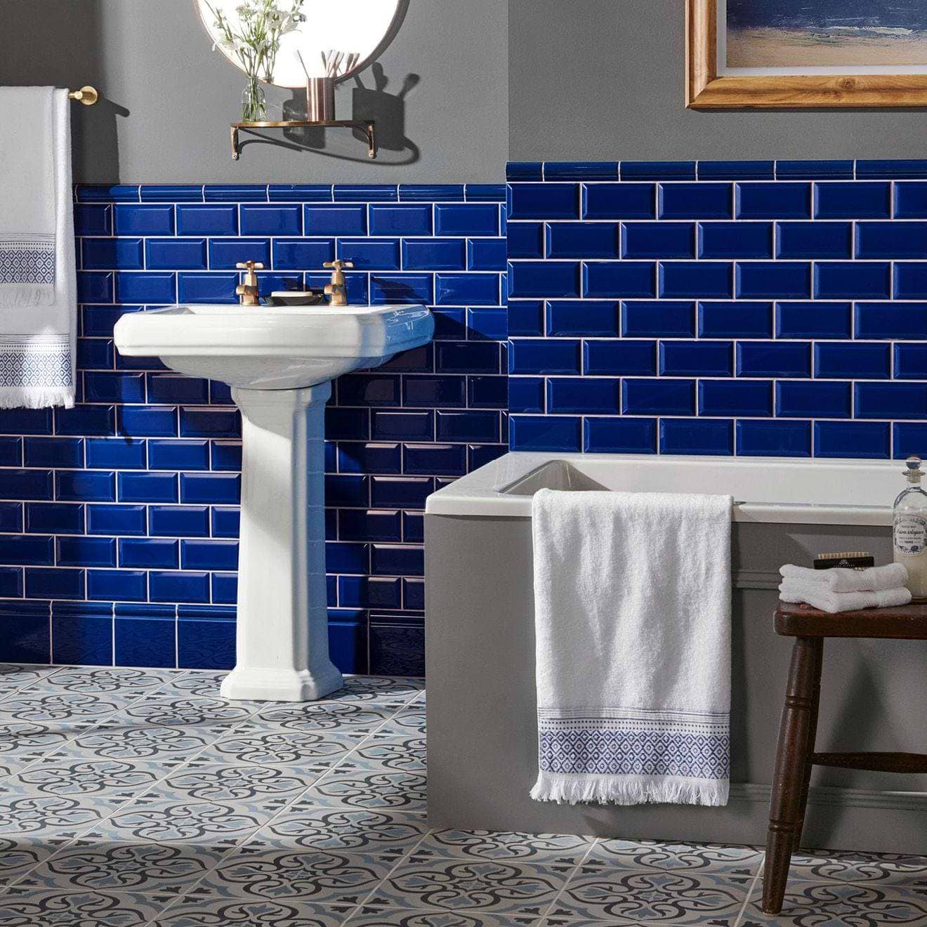 Royal Blue Albert Moulding - Hyperion Tiles