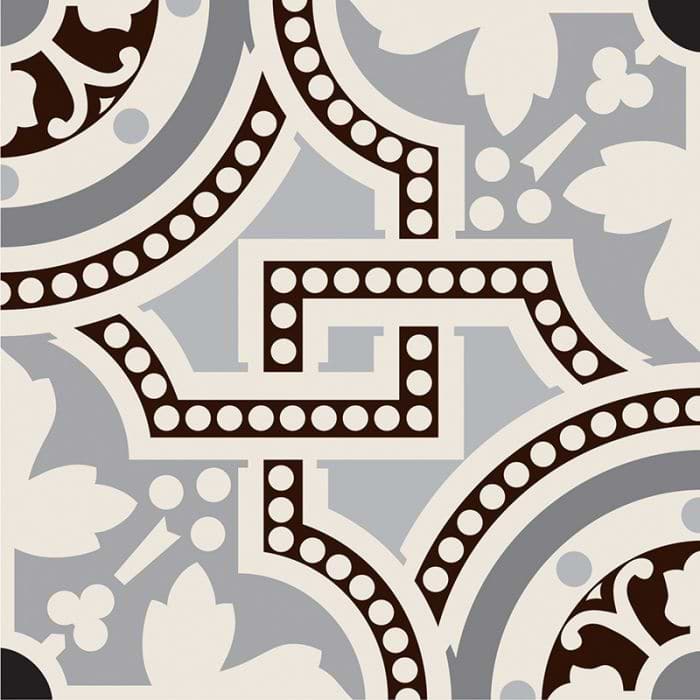 Salisbury Black on Dover White - Hyperion Tiles
