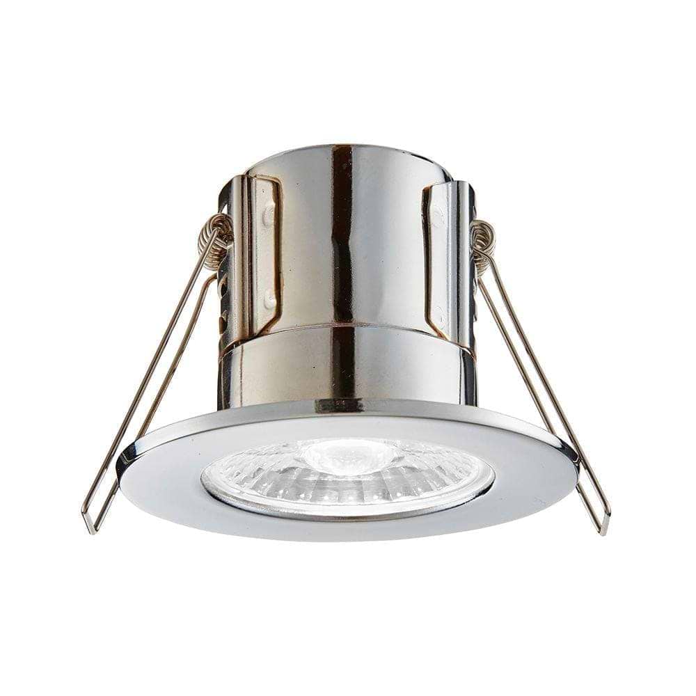 Shield ECO LED Fire Rated Dimmable Downlighter Chrome Natural White - Hyperion Tiles