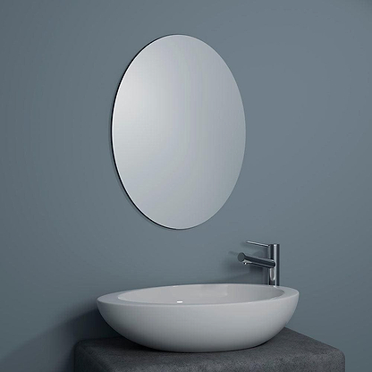 Slim Oval Mirror 55 - Hyperion Tiles