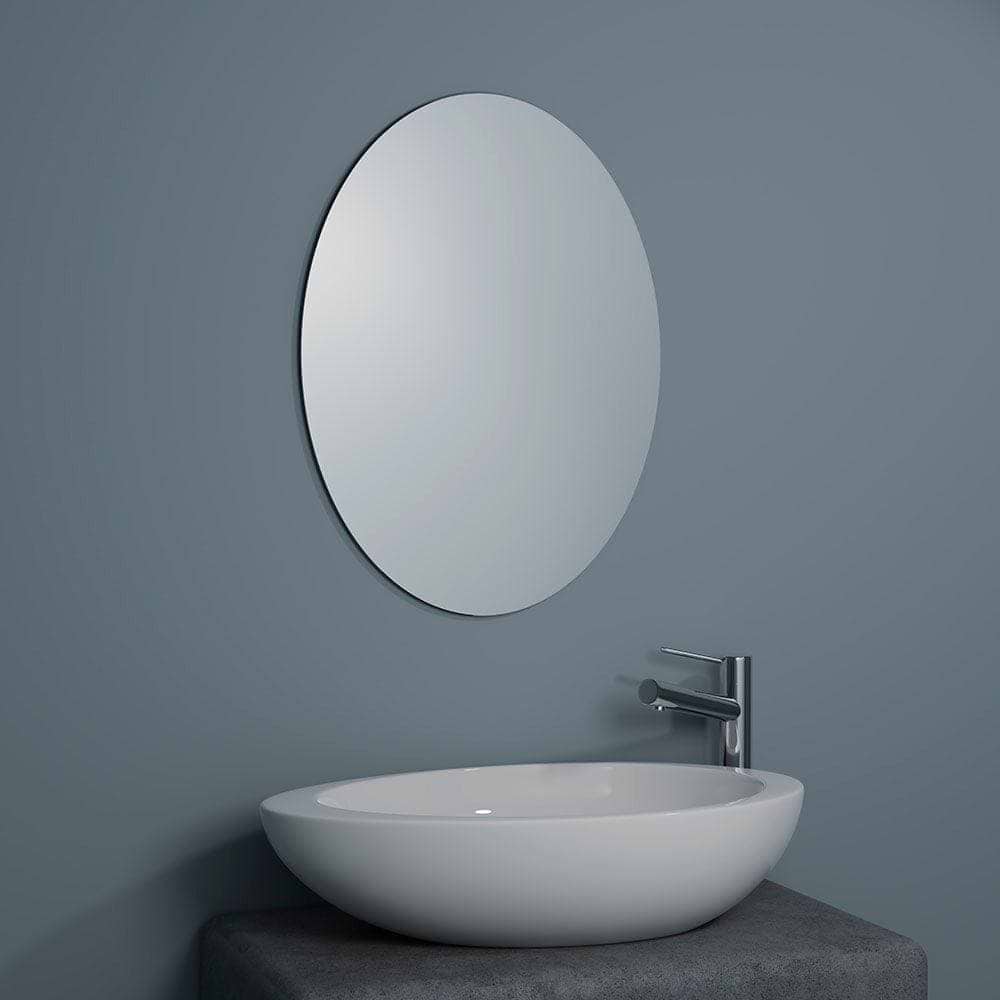 Slim Oval Mirror 55 - Hyperion Tiles