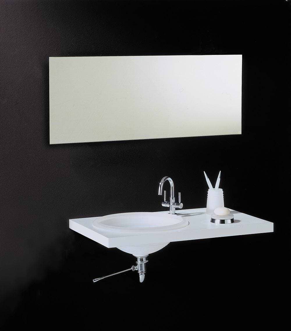 Slim Rectangular Mirror 120 - Hyperion Tiles