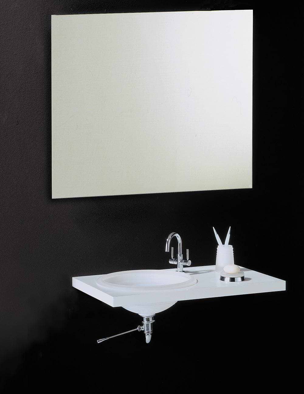 Slim Rectangular Mirror 80 - Hyperion Tiles