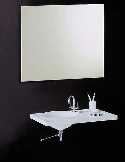 Slim Rectangular Mirror 80 - Hyperion Tiles