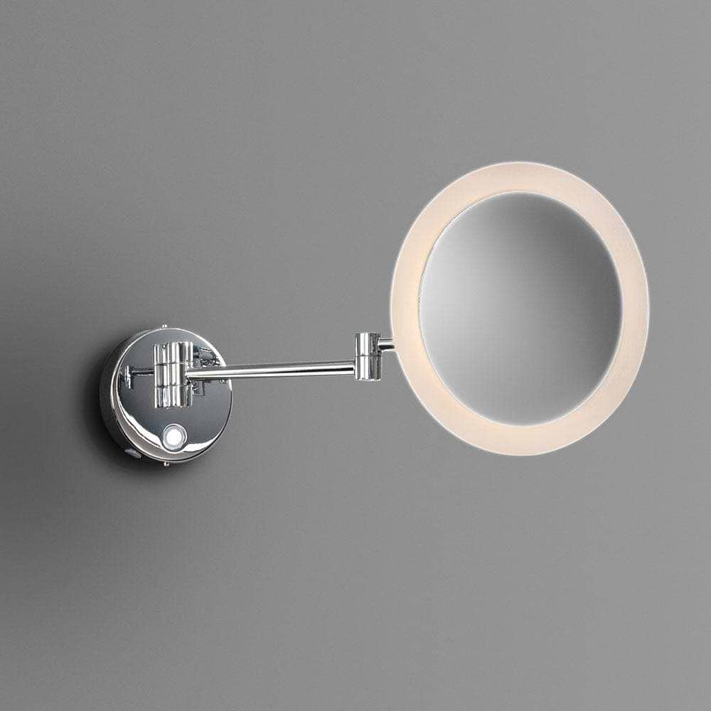 Sloane Round LED Magnifying Mirror Chrome - Hyperion Tiles
