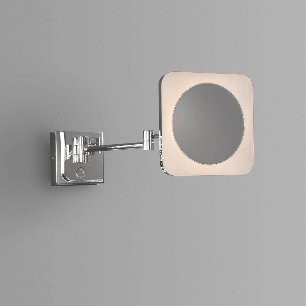 Sloane Square LED Magnifying Mirror Chrome - Hyperion Tiles