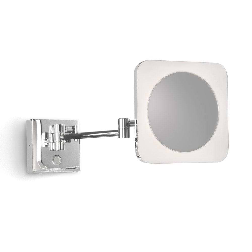 Sloane Square LED Magnifying Mirror Chrome - Hyperion Tiles