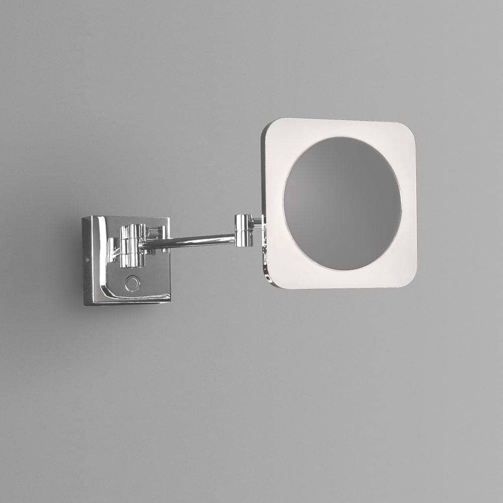 Sloane Square LED Magnifying Mirror Chrome - Hyperion Tiles