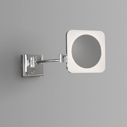 Sloane Square LED Magnifying Mirror Chrome - Hyperion Tiles