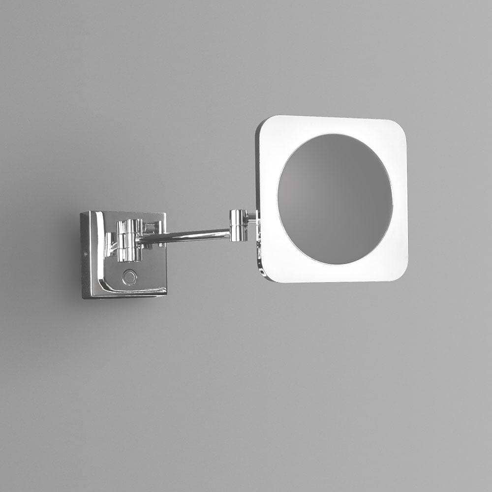 Sloane Square LED Magnifying Mirror Chrome - Hyperion Tiles