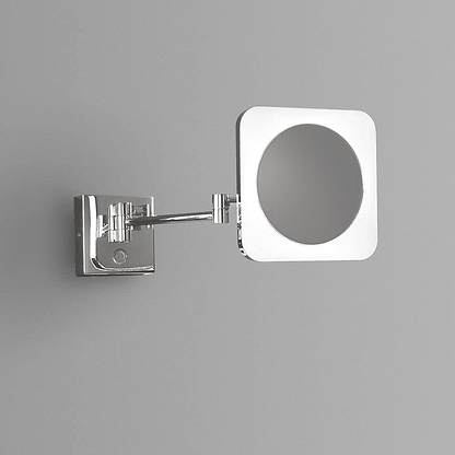 Sloane Square LED Magnifying Mirror Chrome - Hyperion Tiles