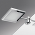 Square LED Mirror Light Chrome - Hyperion Tiles
