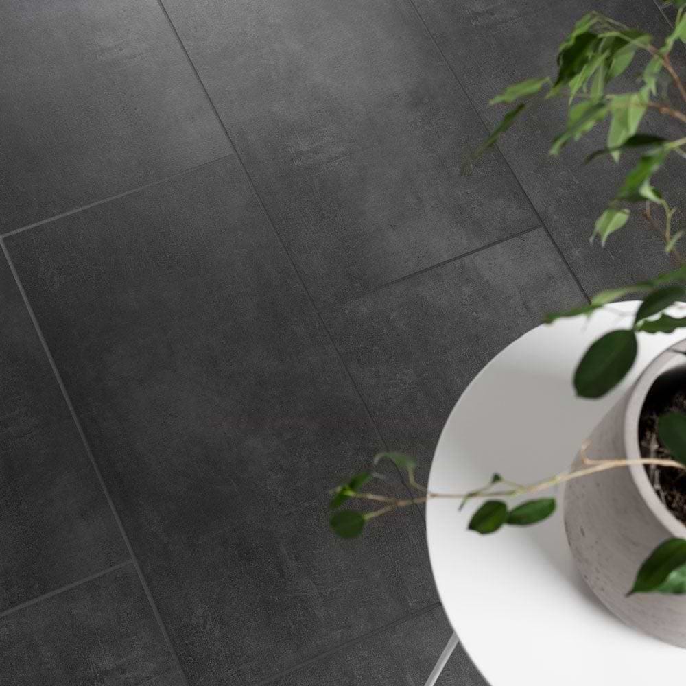 Stark Graphite Porcelain Tiles - Hyperion Tiles