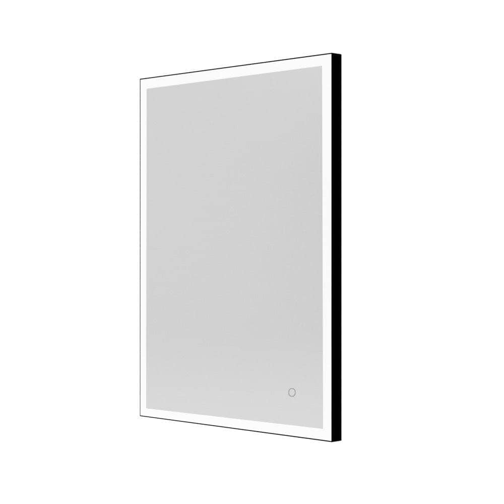 Tate Light Rectangular Mirror 60 Black - Hyperion Tiles