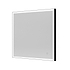 Tate Light Square Mirror 70 Black - Hyperion Tiles