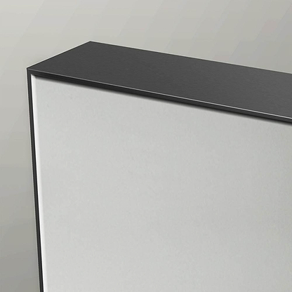 Tate Rectangular Mirror 120 Black - Hyperion Tiles