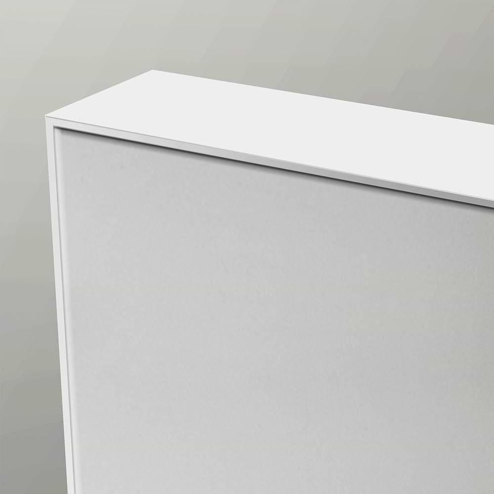 Tate Rectangular Mirror 70 White - Hyperion Tiles