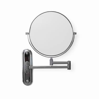 Taylor Reversible 5X Magnifying Wall Mirror Chrome - Hyperion Tiles