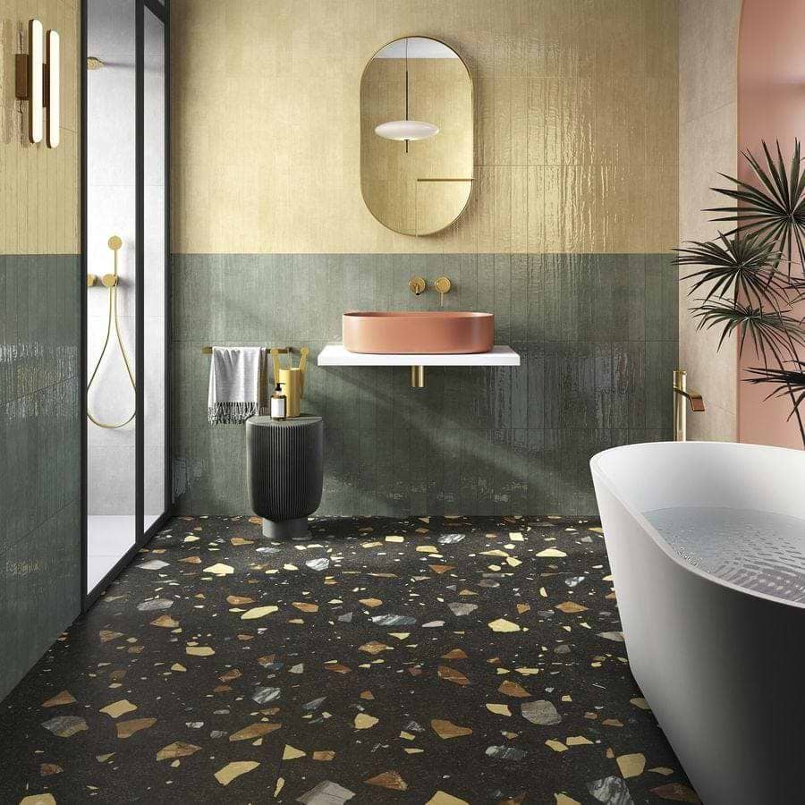 Terrazzo Colore Dark Tiles - Hyperion Tiles