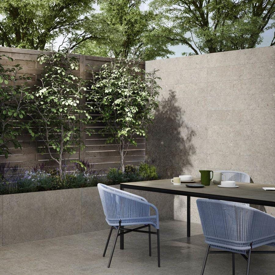 Terrazzo Coolstone Greige Tiles - Hyperion Tiles