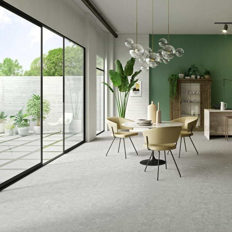 Terrazzo Coolstone Grey Tiles - Hyperion Tiles