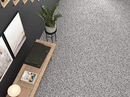 Terrazzo Hexagon Grey - Hyperion Tiles