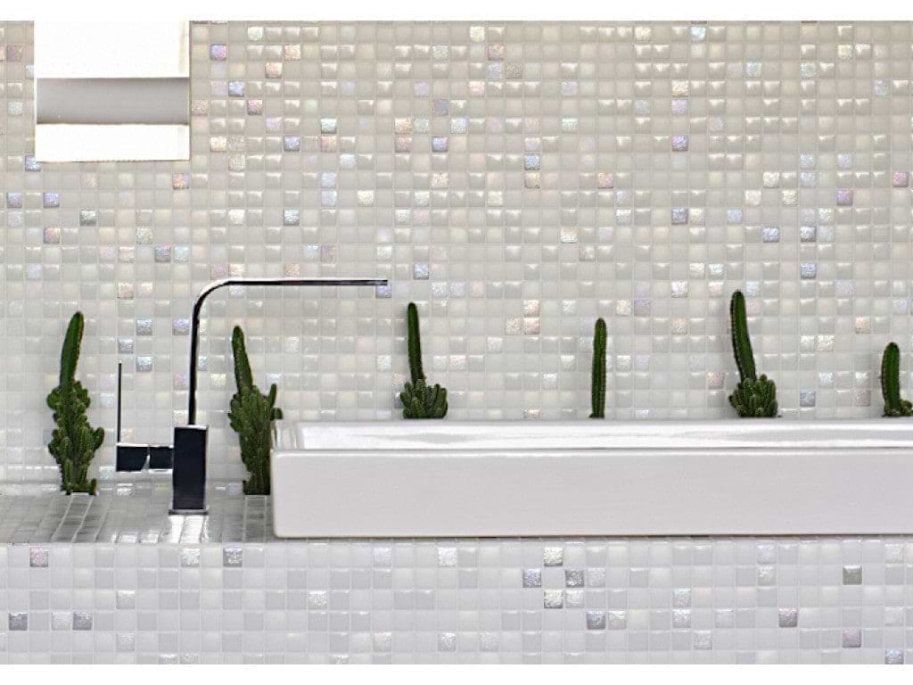 Texturas Ice Textured Glass Mosaic - Hyperion Tiles