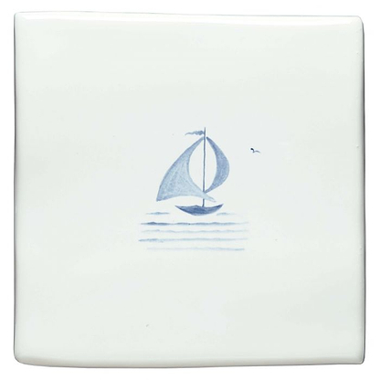 Thomas Basset of Rye Delft Boat - Hyperion Tiles