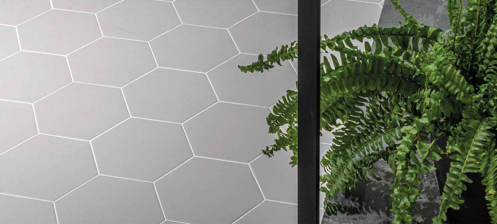 Timeless Hexagon Grey Matt - Hyperion Tiles