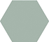 Timeless Hexagon Jade Matt - Hyperion Tiles
