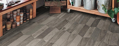 Tree - Soul Grey Chevron Matt - Hyperion Tiles