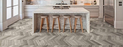 Tree - Soul Grey Chevron Matt - Hyperion Tiles