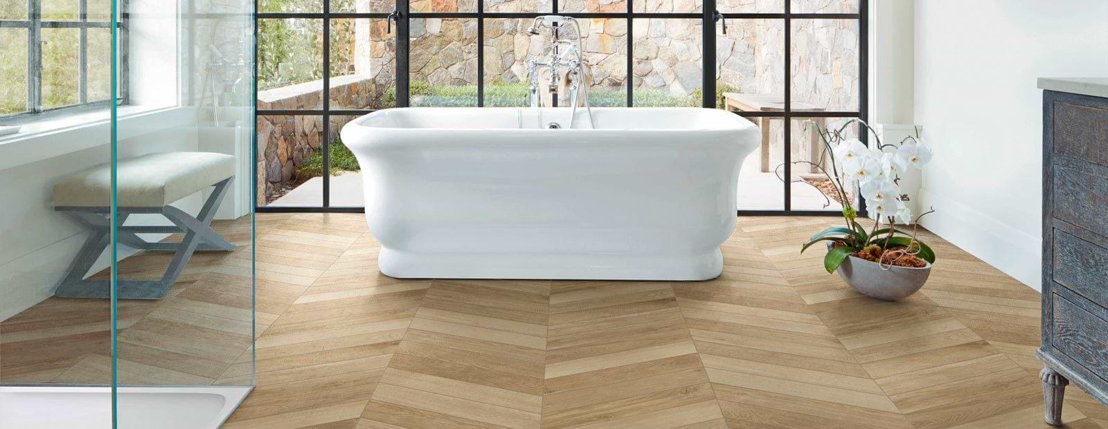 Tree - Soul Neutral Chevron Matt - Hyperion Tiles