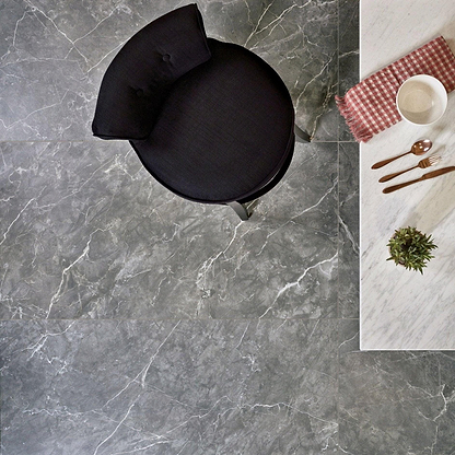 Tribeca Porcelain Anthracite 75 x150cm - Hyperion Tiles