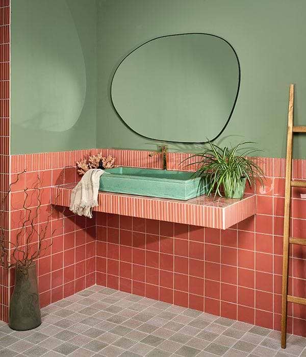 Tunstall Ceramic Coral Square - Hyperion Tiles