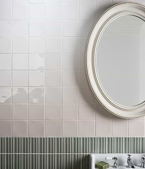Tunstall Ceramic Deep White Square - Hyperion Tiles