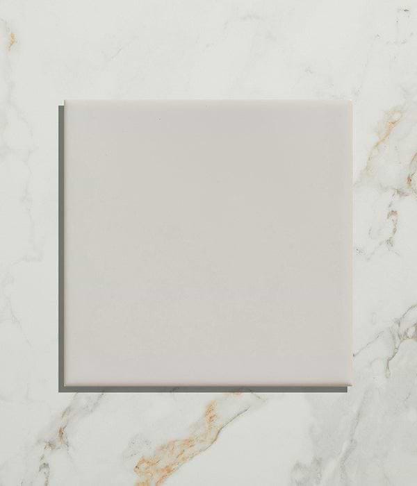 Tunstall Ceramic Deep White Square - Hyperion Tiles