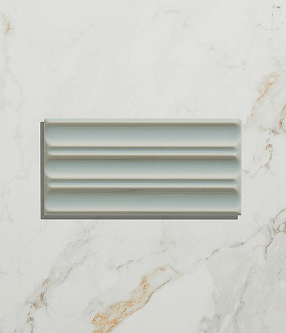 Tunstall Ceramic Fern Fluted Brick - Hyperion Tiles