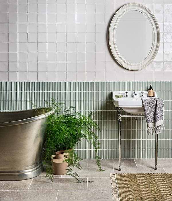 Tunstall Ceramic Fern Fluted Brick - Hyperion Tiles