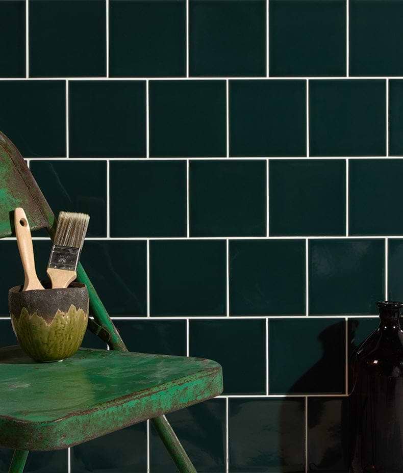 Tunstall Ceramic Royal Green Square - Hyperion Tiles
