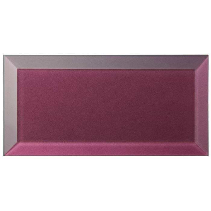 Ulysses Metallic Glass Bevel 200 x 100mm - Hyperion Tiles