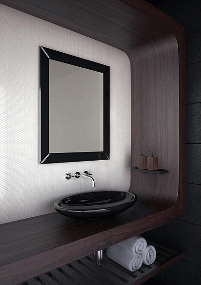 Verona Mirror Black - Hyperion Tiles