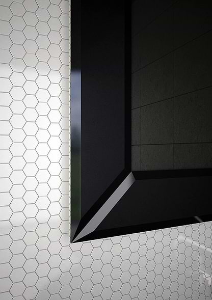 Verona Mirror Black - Hyperion Tiles