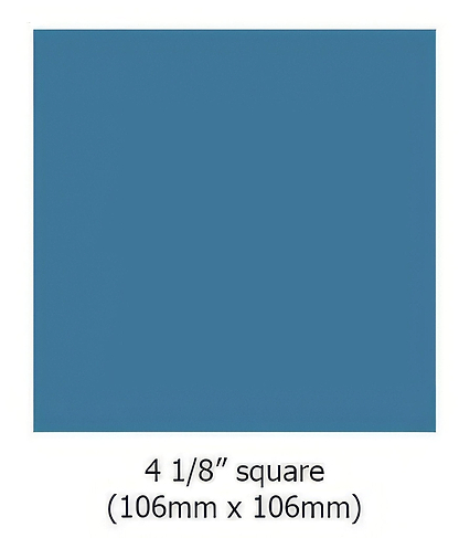 Victorian Floor Pugin Blue Squares - Hyperion Tiles