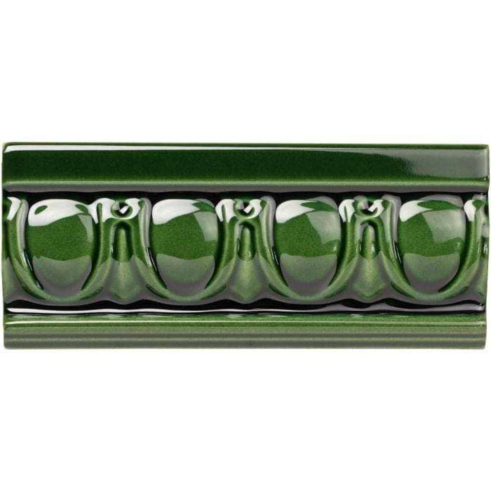 Victorian Green Egg &amp; Dart Moulding - Hyperion Tiles