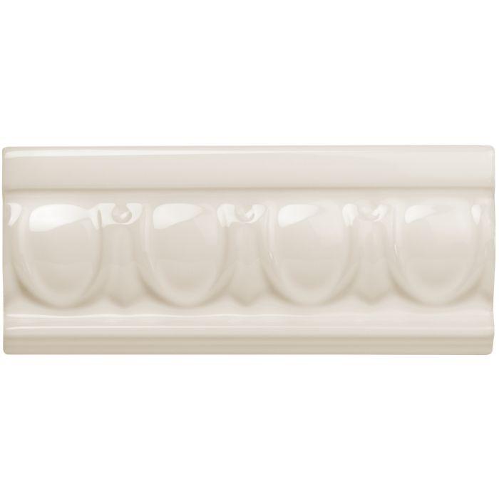 Vintage White Egg &amp; Dart Moulding - Hyperion Tiles